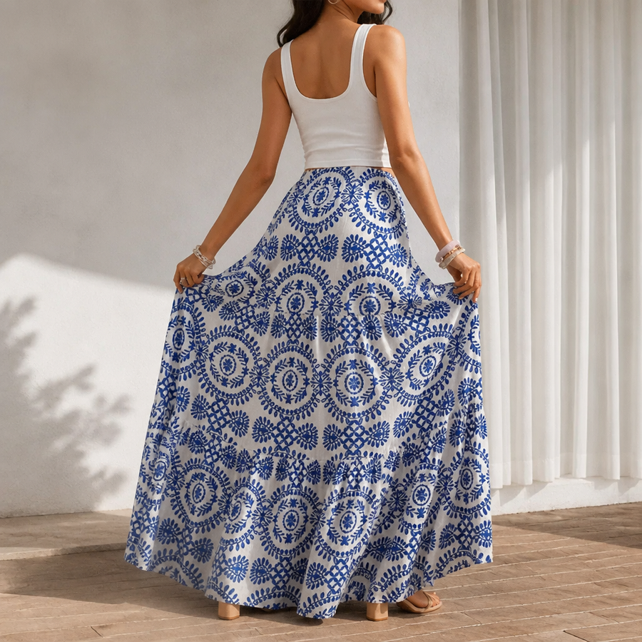 Swayla – Tiered Maxi Skirt That Moves Like It's Made For You