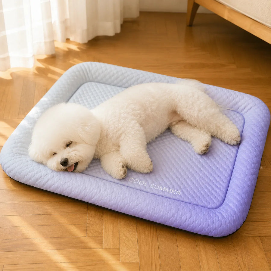 PawChill – Cooling Mat for Dogs with Pillow Edge and Non-Slip Base