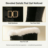 Velara - Women's fleece lined knee high winter boots
