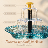 Avelora – Solar Hanging Bird Bath Fountain with Two-Tier Cascade