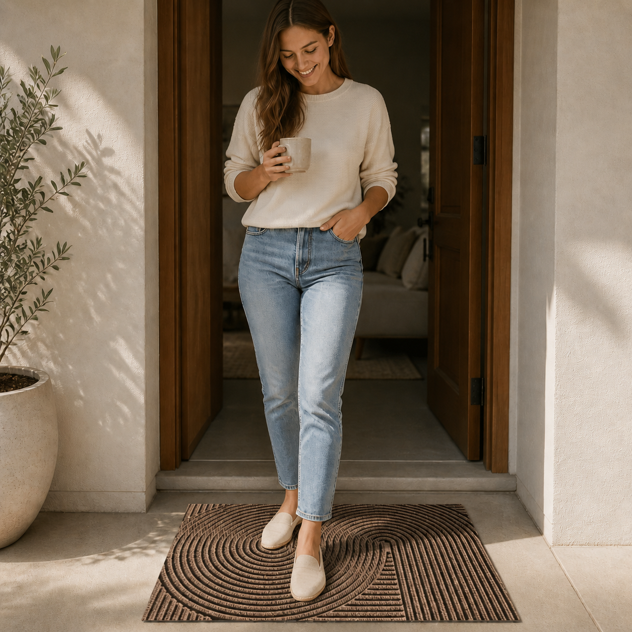 Threshly – Scandinavian Non-Slip Entry Door Mat