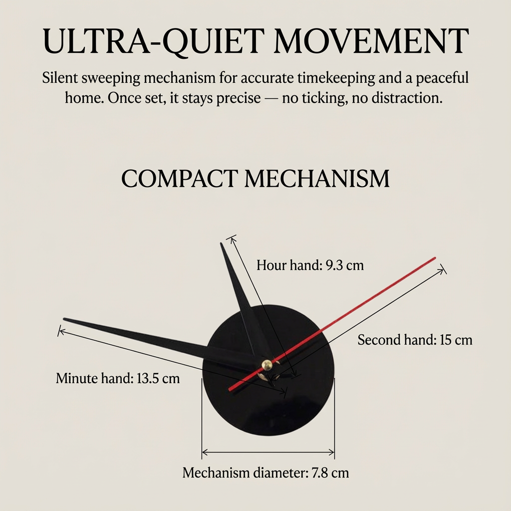 Numeris - Creative DIY Wall Clock for Modern Spaces