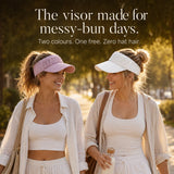 Solvia – Open-Top Sun Visor for Buns and Ponytails
