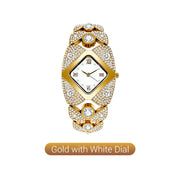 Gold with white dial