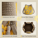 Bloomara – Handmade Crochet Flower Tote Bag