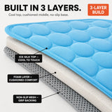 Coolo – Self-Cooling Pet Mat, Ice Silk-like Dog Cooling Pad, No-Freezer Cooling Mat for Dogs
