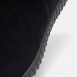 Cozella – Women's Knit Cuff Suede Ankle Booties