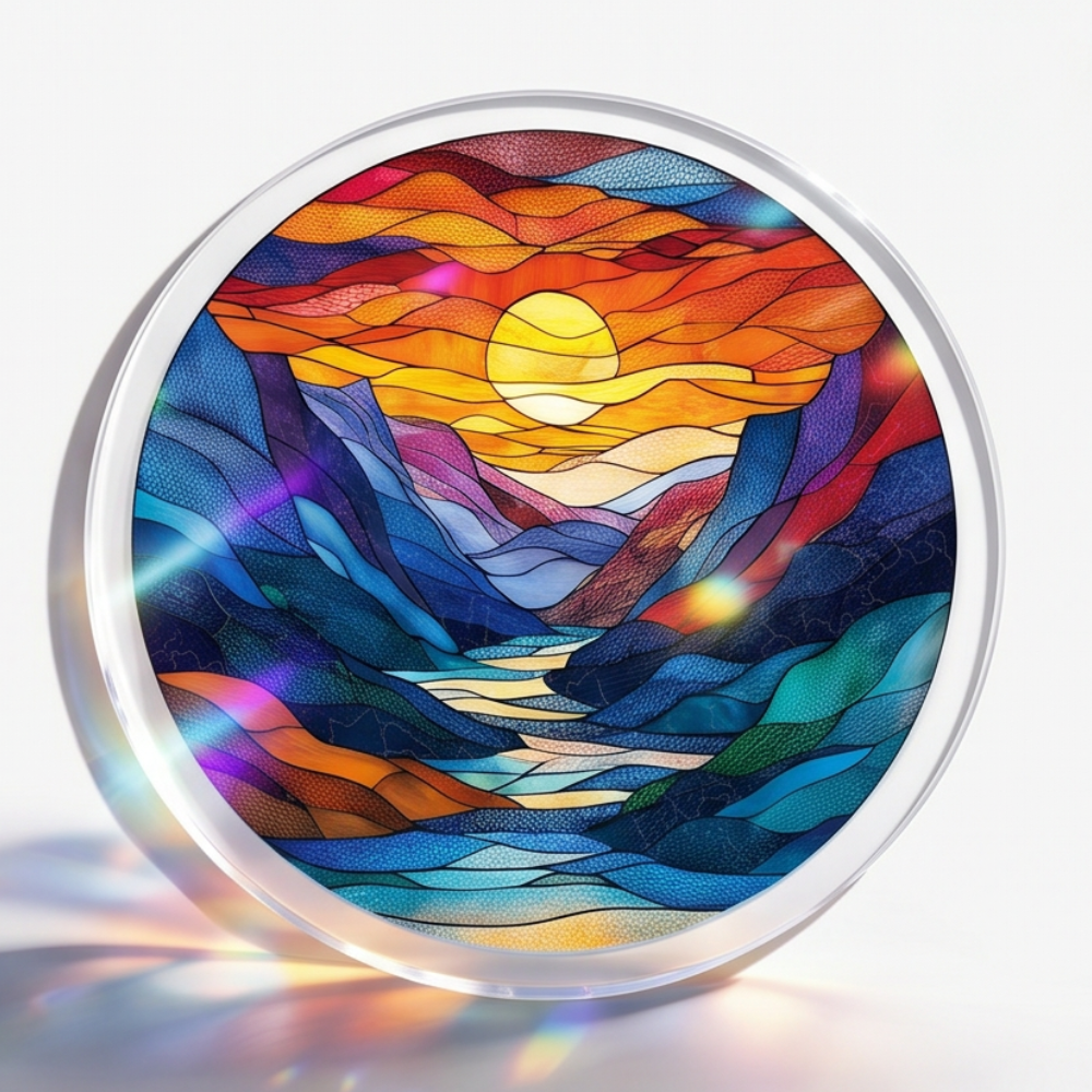 Lunavia – Stained Glass Suncatcher Puzzle