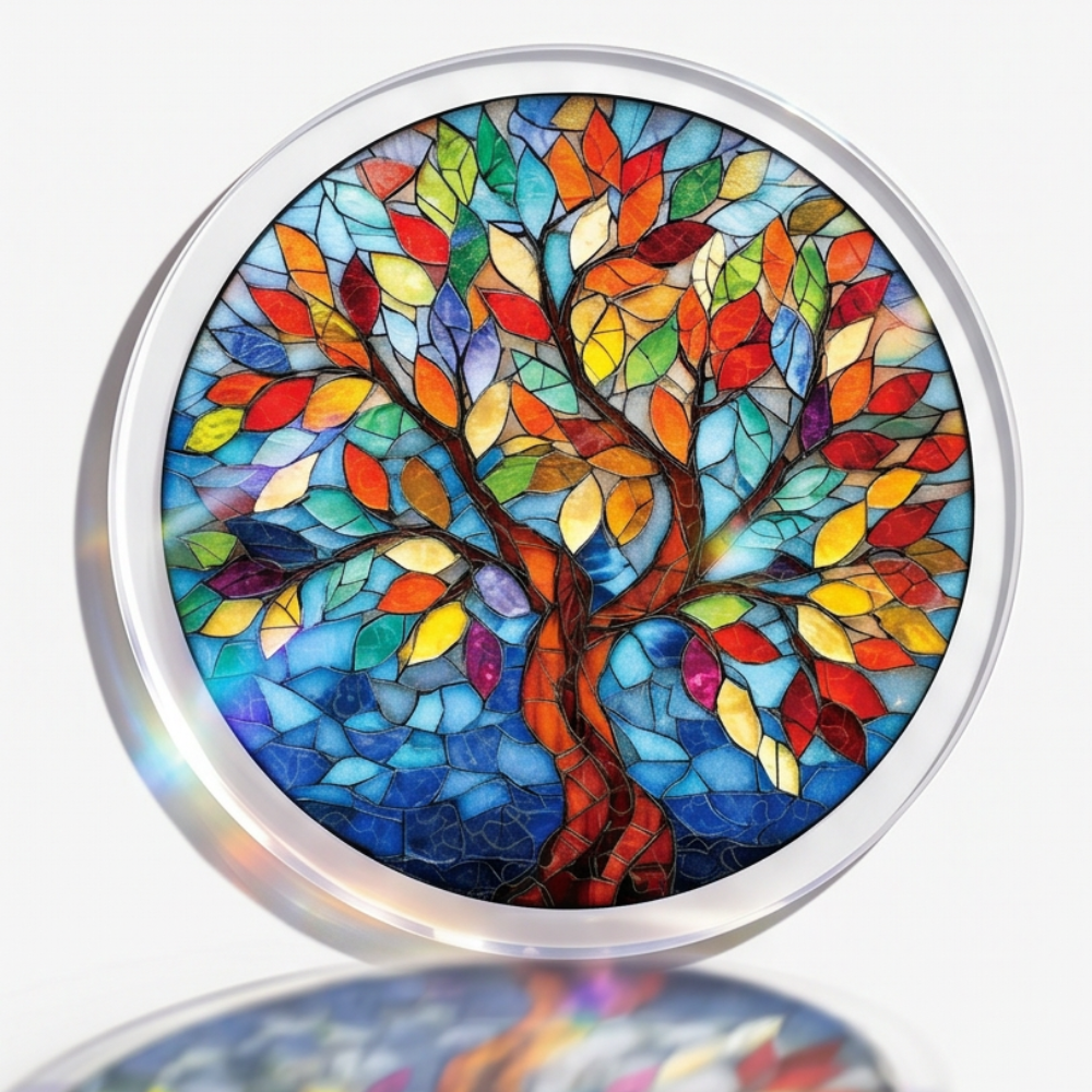Lunavia – Stained Glass Suncatcher Puzzle