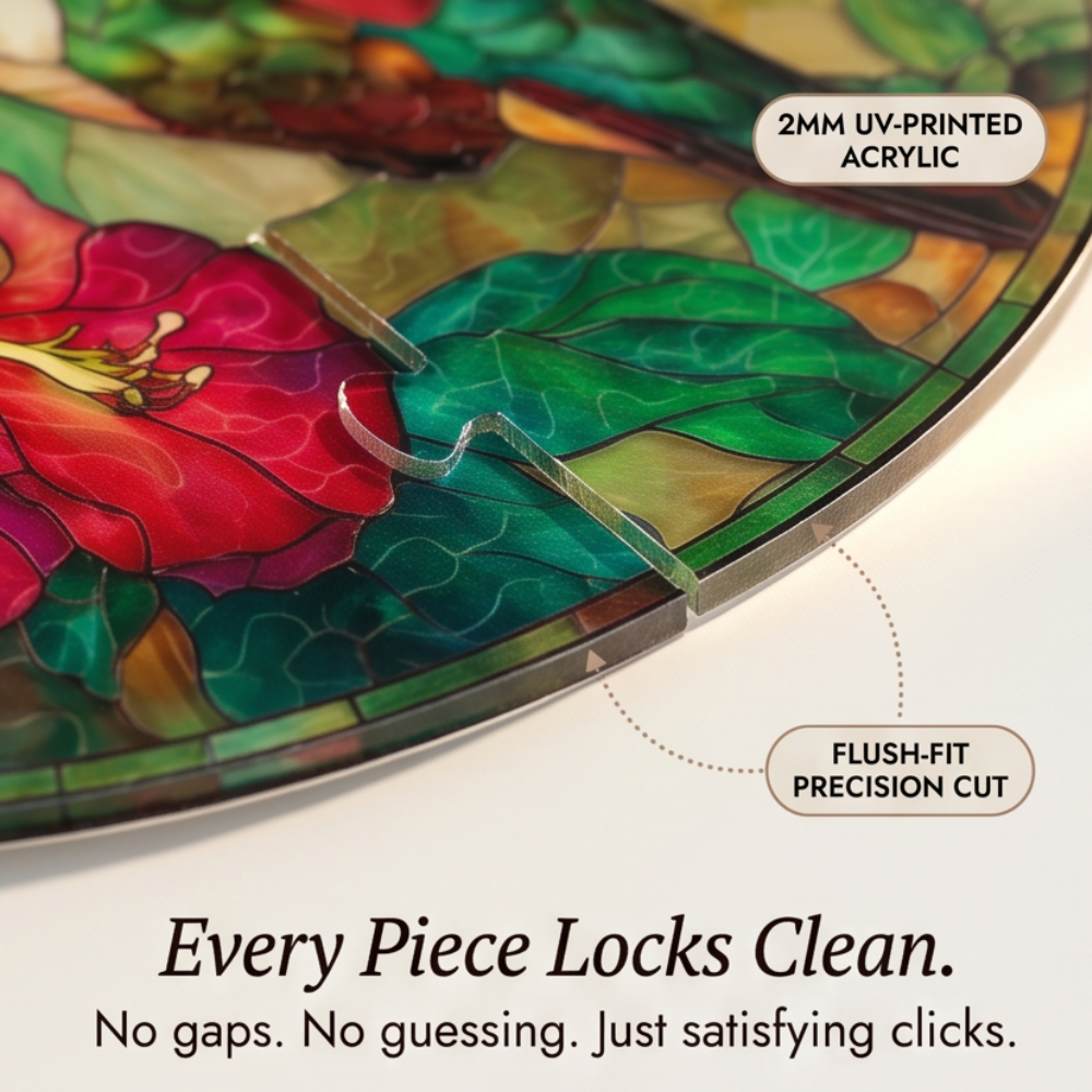 Lunavia – Stained Glass Suncatcher Puzzle