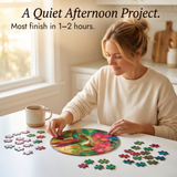 Lunavia – Stained Glass Suncatcher Puzzle