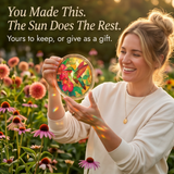 Lunavia – Stained Glass Suncatcher Puzzle