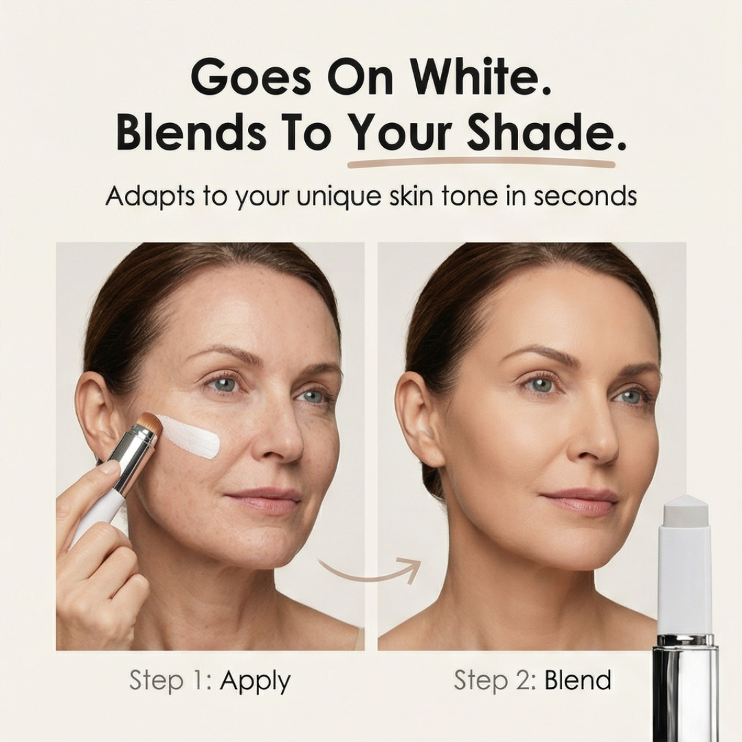 Velumé – Color-Changing Foundation Stick with Brush