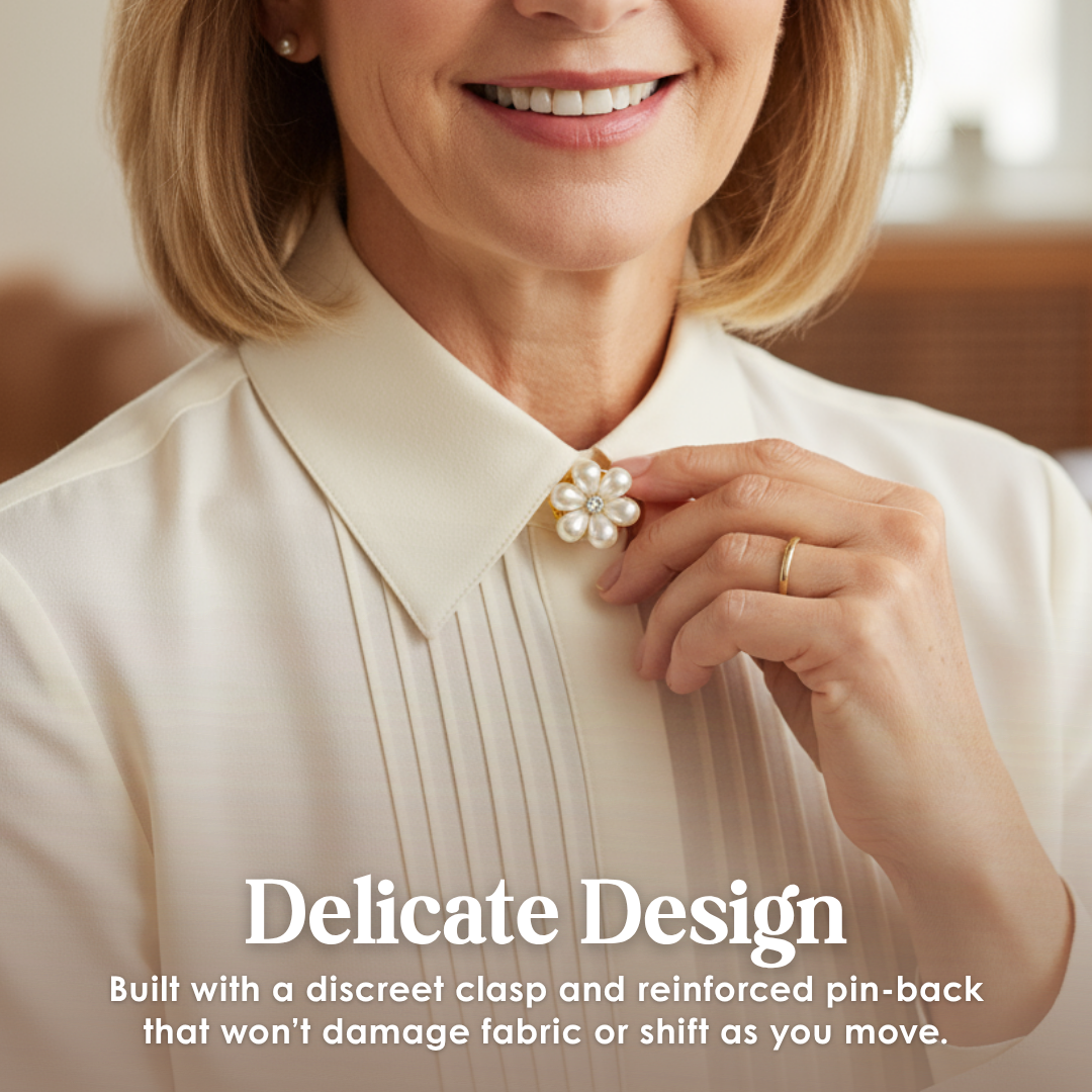 Petaline – Shirt Clasp for Elegant Touches