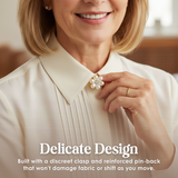 Petaline – Shirt Clasp for Elegant Touches