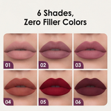 Velura – 6-Piece Velvet Matte Lipstick Set