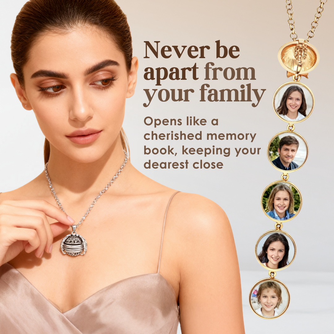 Lunelle - Foldable Photo Pendant Necklace