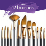 Artisyn – 12-Piece Watercolor Brush Set