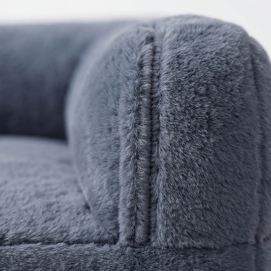 Pawluna – Plush Pet Sofa with Washable Cover