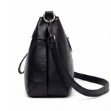 Carria - Soft Leather Crossbody With 3 Compartments
