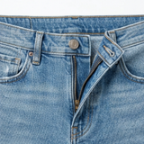Wearbella – Women's Frayed Hem 7/8 Jeans