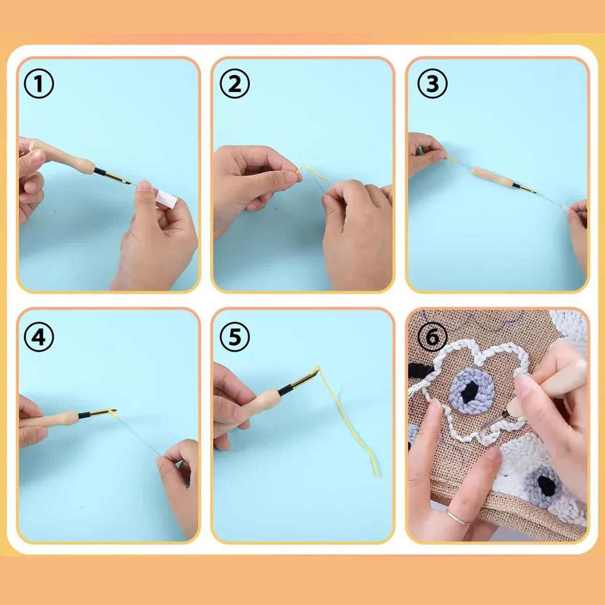 Maybloom - Punch Needle Kit for Floral Embroidery