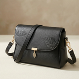 Leafara - Elegant Crossbody Bag with Leaf Detail
