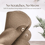 Brandary - Soft PU Leather Sunglasses Pouch