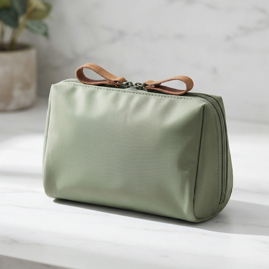 Miora - Double Zipper Makeup Bag for Travel
