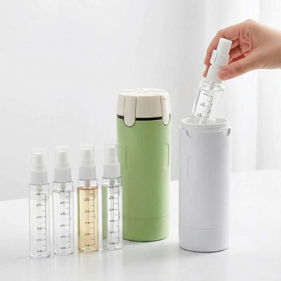 PackPod - 4-in-1 travel bottle set