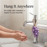 Vinara - Pearlescent Grape Cluster Soap on a Rope