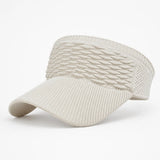 Solvia – Open-Top Sun Visor for Buns and Ponytails