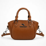 Marlowe – Structured Boston Handbag with Convertible Crossbody Strap, Polished Hardware