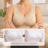 Veluna - Women's wireless lace comfort bra