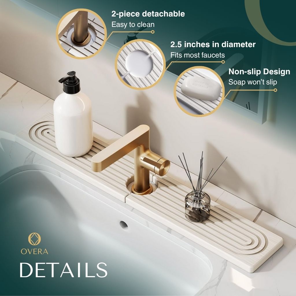 Overa - Super-Absorbent Diatomite Sink Mat