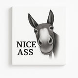 Gigglery - Funny Donkey Bathroom Wall Art