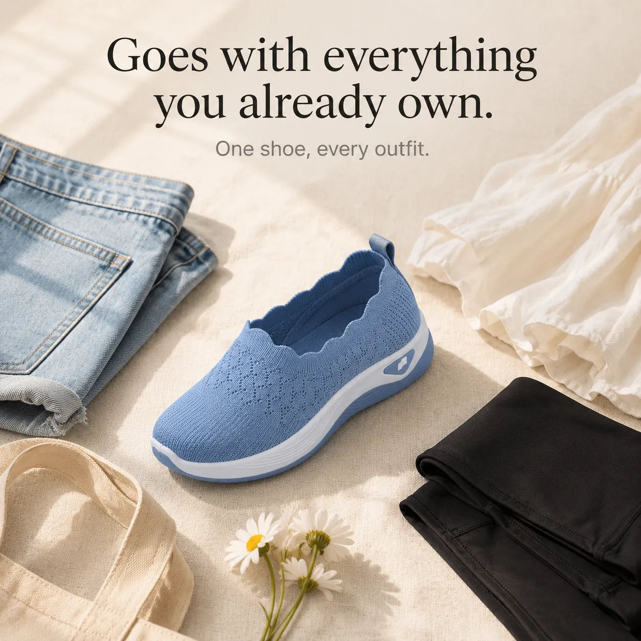 Wavella – Lightweight Slip-On Walking Shoes for Women
