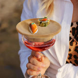 Florenza - Bamboo Wine Glass Charcuterie Topper