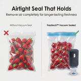 Freshvault – Handheld Vacuum Sealer with 30 Reusable Vacuum Bags (4 Sizes)