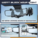 SwivelView - Rotating Car Phone Holder for Safe Navigation