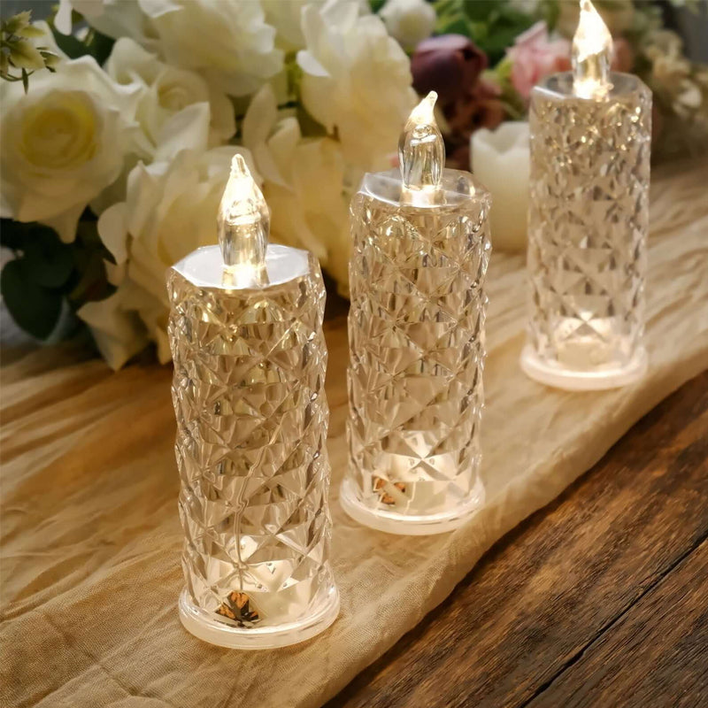 Rosera – Crystal Rose Candlelight Lamp