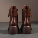 Vintara – Women's Fleece Lined Vintage Ankle Boots