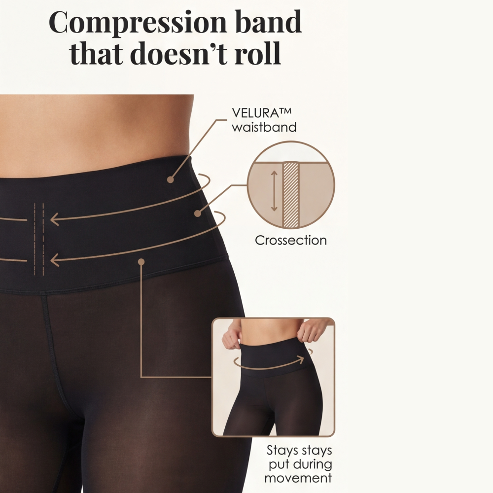 Velura - Women's Fleece-Lined Shaping Tights