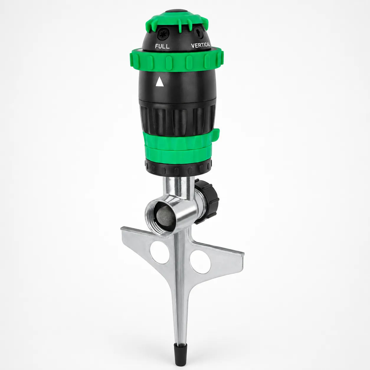 Yardwell – Gear Drive Rotating Sprinkler with Spike, 5 Spray Patterns and Adjustable Arc for Lawn and Garden