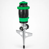 Yardwell – Gear Drive Rotating Sprinkler with Spike, 5 Spray Patterns and Adjustable Arc for Lawn and Garden