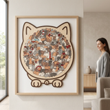 Felina - Decorative Wooden Cat Puzzle