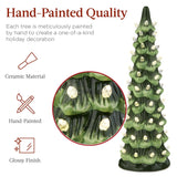Merrydale - Homemade Ceramic Christmas Tree with LED Lights