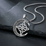 Lunara Celtic Moon Protection Pendant