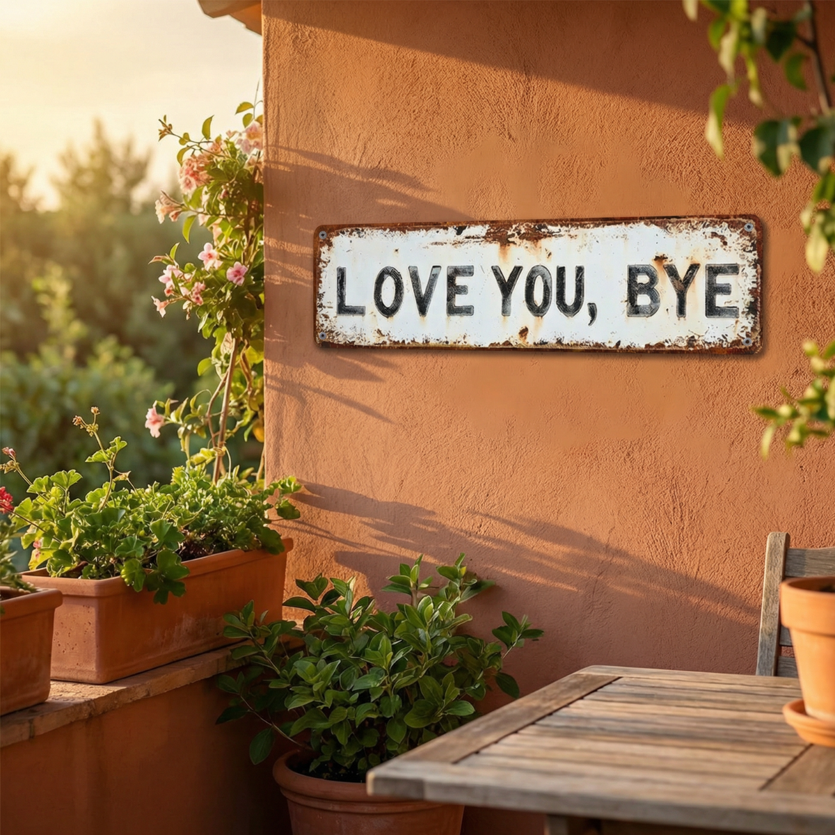 Warmwell - Vintage metal wall sign