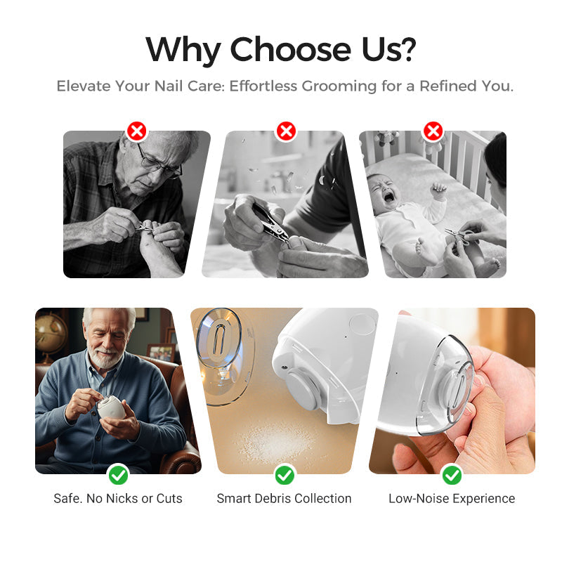 NailGlide – Electric Nail Grinder for All Ages